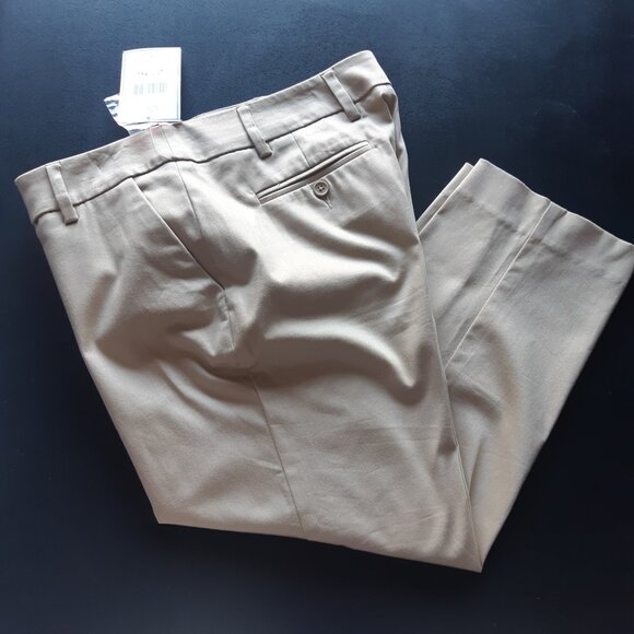 Alfred Sung Pure SZ 6 NWT Women's Tan Cotton Capri Pants - Picture 6 of 10